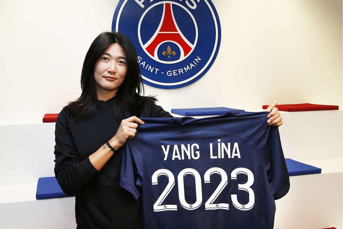 女足国脚杨莉娜加盟大巴黎：“突破自己，为世界杯做准备”
