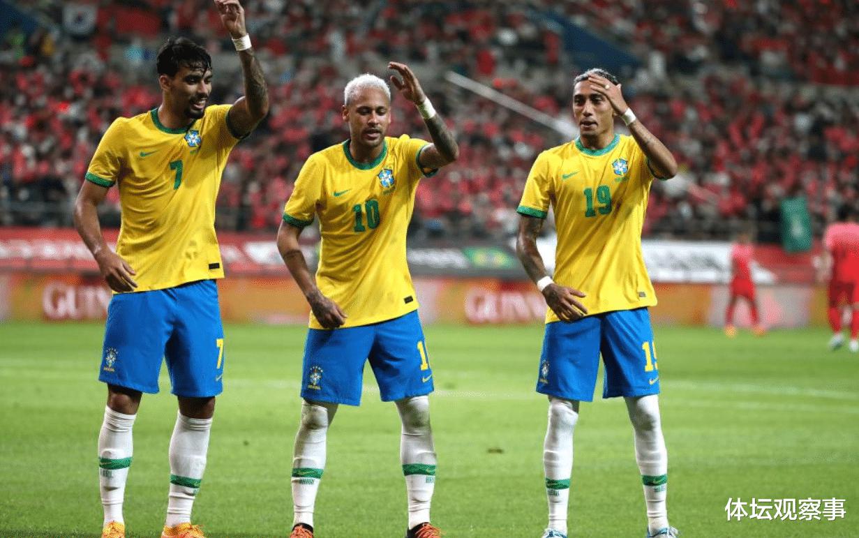 75-77，内马尔地位提升，将改写51年格局，巴西祝贺，难超梅西