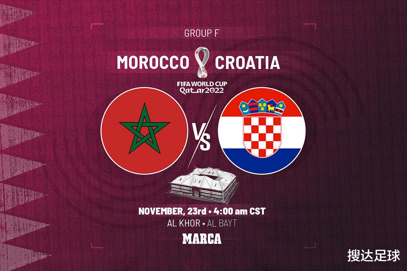 世界杯前瞻：克罗地亚更被看好，西甲0球前锋或成为摩洛哥奇兵