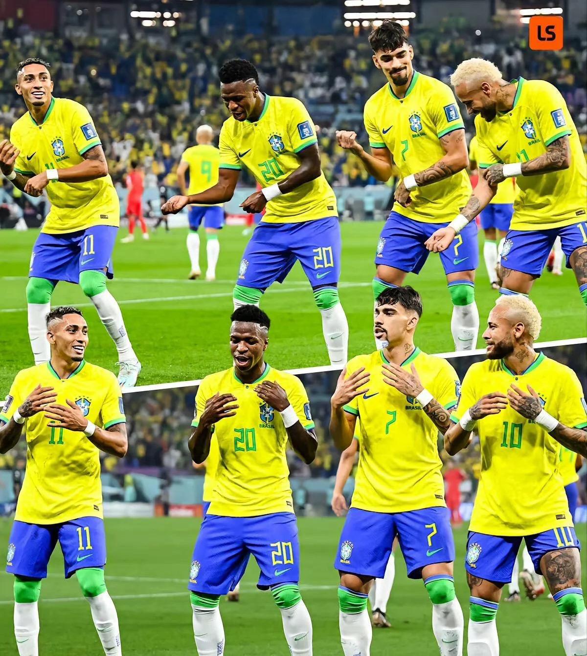 巴西进球后跳舞！真的是不尊重韩国？内马尔的举动，满满的感动(1)
