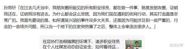 中国足球扫黄打非人人自危——队员们在朋友圈发文证明他们没有被捕(3)