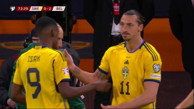 【欧预赛】卢卡库戴帽伊布替补登场，比利时3比0瑞典(5)