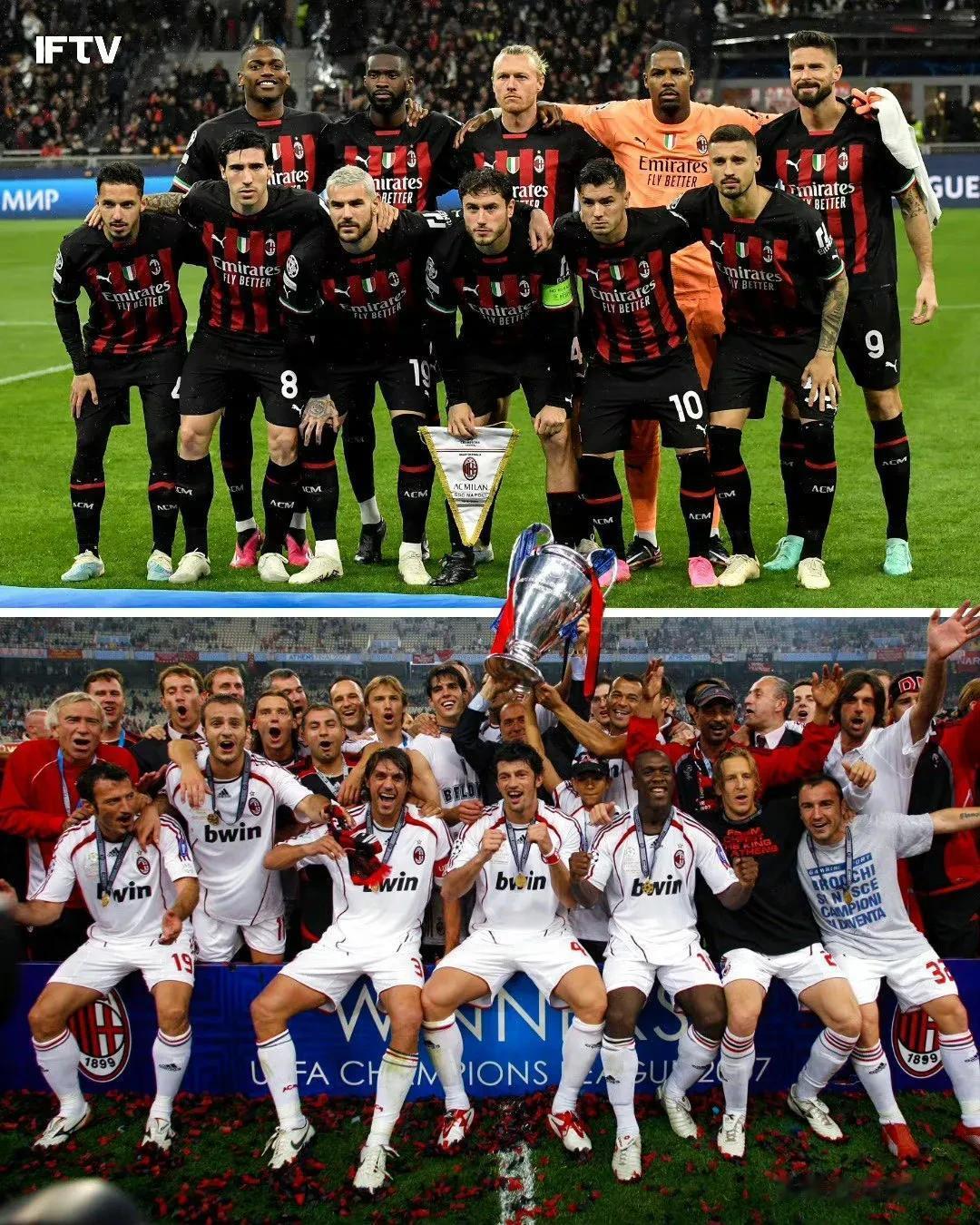 今日图评丨16年的坚守，初心不改！

AC米兰上一次进入欧冠半决赛是在2007年