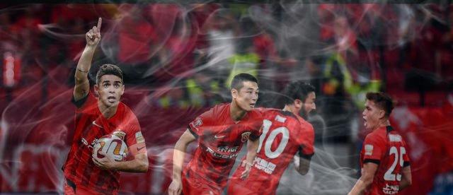 中超比赛：上海横扫广州(4)