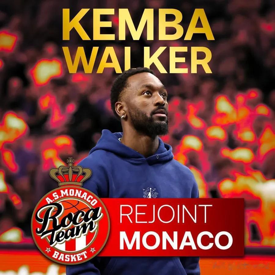 前任美国队长肯巴-沃克远赴欧洲联赛，与摩纳哥签订为期一年的合同
2019年肯巴·