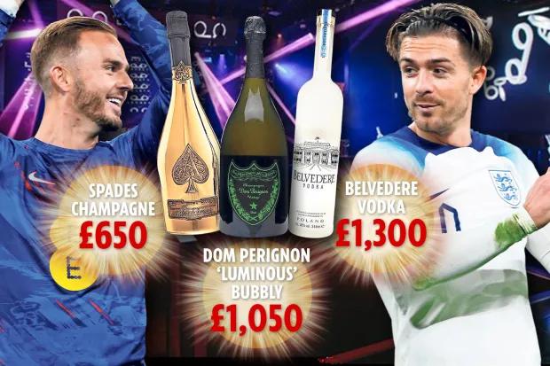 太阳报：庆祝晋级欧洲杯，英格兰球员喝掉3.5万镑酒精&狂欢到6点(1)
