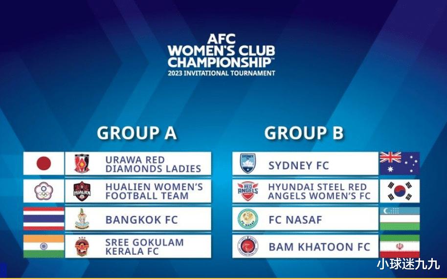 亚足联女子俱乐部锦标赛2023邀请赛明日（11-5）开战，中国无缘
