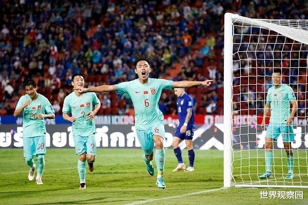 恭喜中国足球迎来开门红，2-1战胜泰国(2)