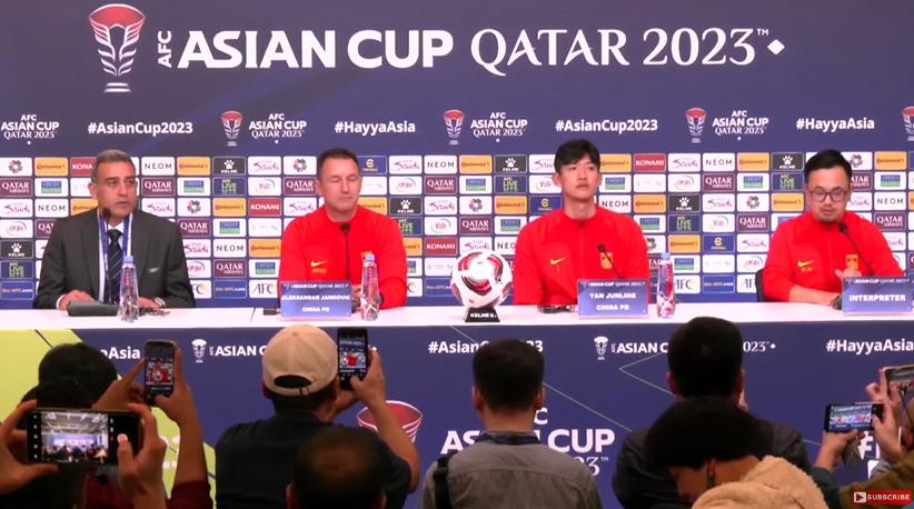 颜骏凌：再次参加亚洲杯很兴奋，希望通过全队的努力赢得开门红