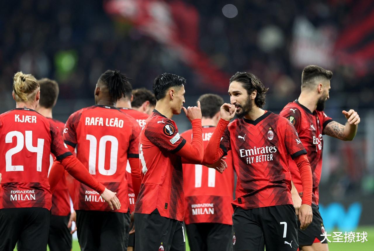 欧联杯获胜后，AC米兰的欧足联排名超过拉齐奥(1)